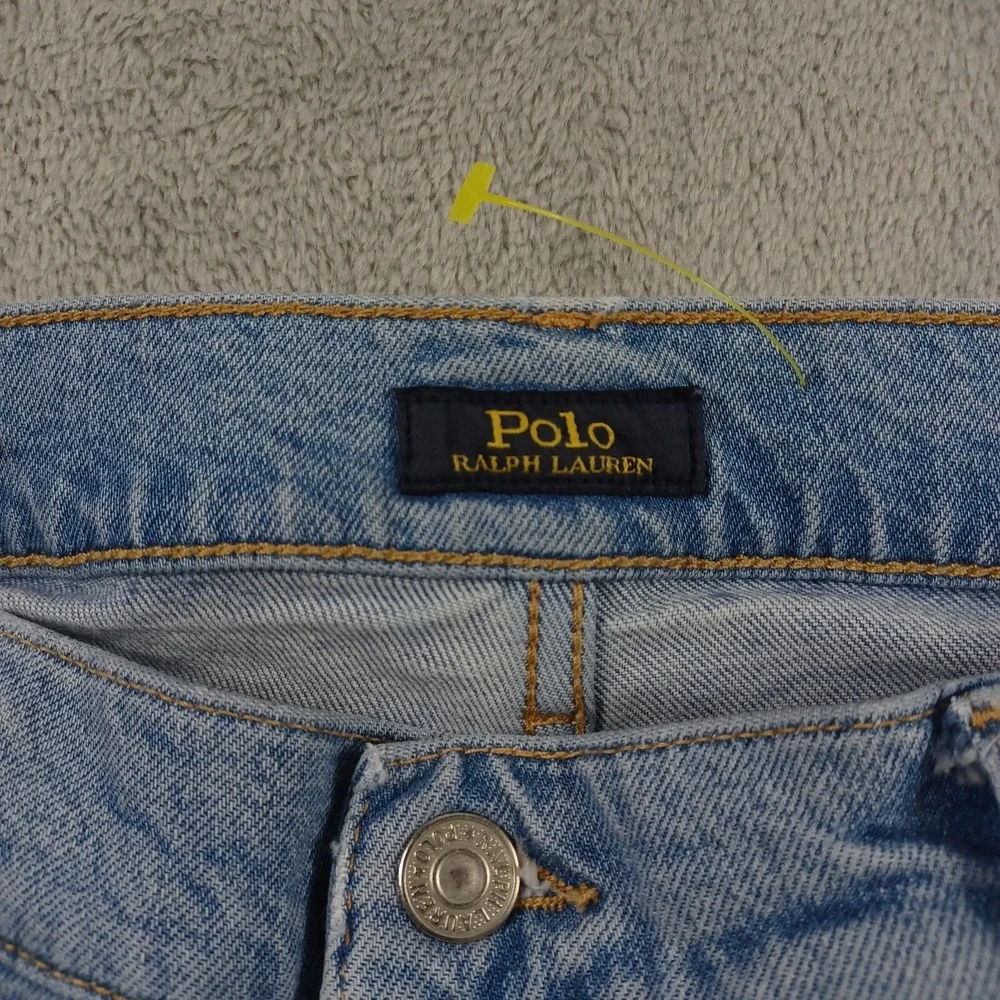 Polo‎ Ralph Lauren Jeans Mens 32x30 Blue Denim Mid Rise Skinny Tompkins